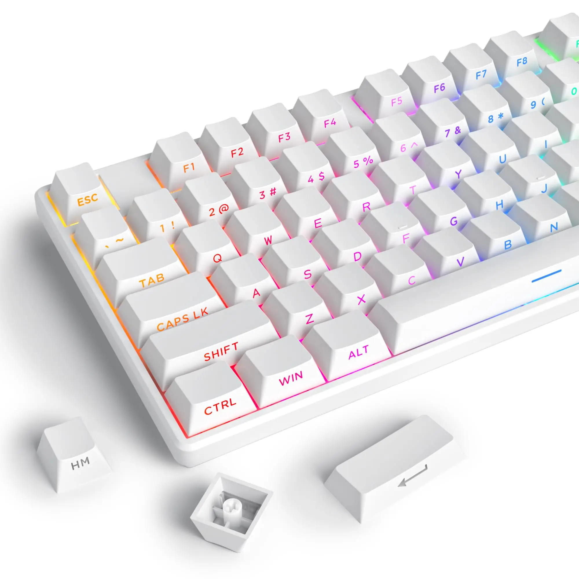 Gaming Accessories Aesthetic - 134 клавиши Double Shot PBT Keycaps