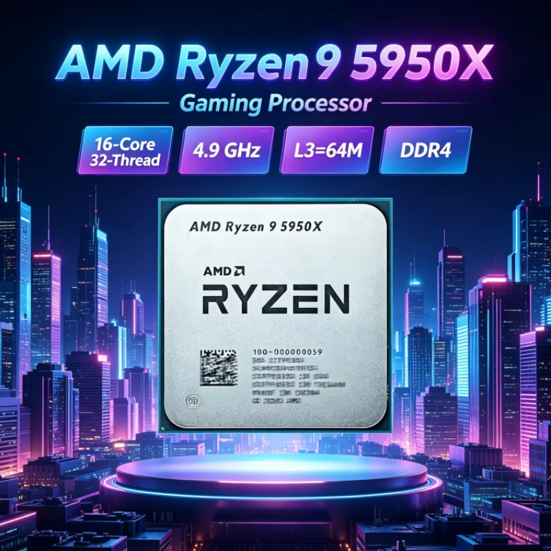 AMD Ryzen 9 5950X DDR4 3.4 ГГц – обзор и цена Amd Cpu Ryzen 9