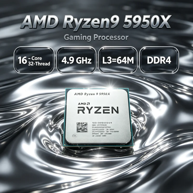 AMD Ryzen 9 5950X 105W игровой – обзор и цена Amd Cpu Ryzen 9